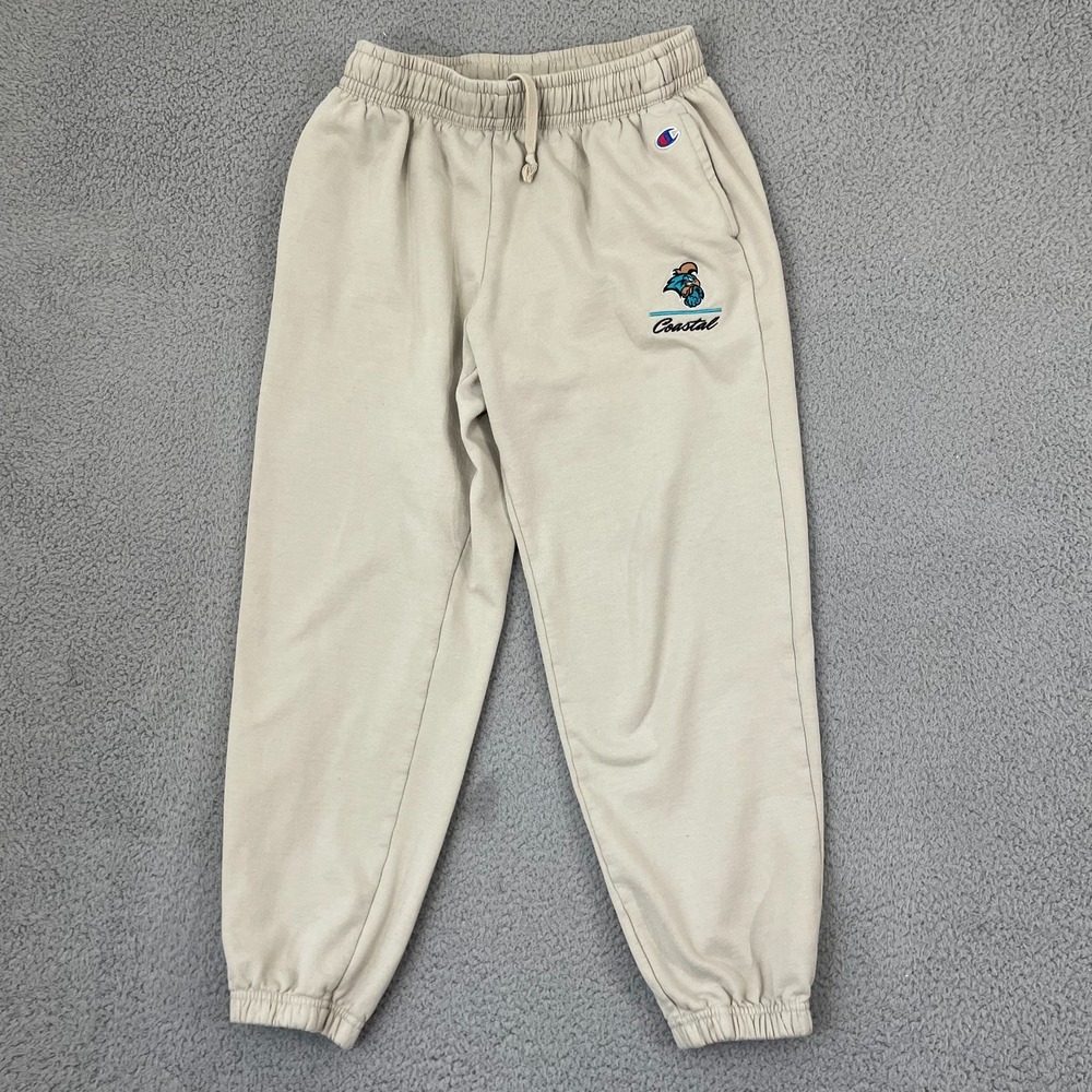 Champion Coastal Carolina Chanticleers Sweatpants M Beige Lounge Drawstring